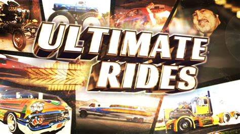 Ultimate rides - About the Show. This second season of Ultimate Rides brings together the world’s most unique and radical rides out there! Back for another dose of gasoline-fueled fun, we’ve uncovered some of the greatest creations in the automotive world. Each episode showcases five awesome vehicles linked by theme – from V8’s, to Rad Restos, Sweet ...